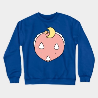 Star and Moon Triceratops Face Crewneck Sweatshirt